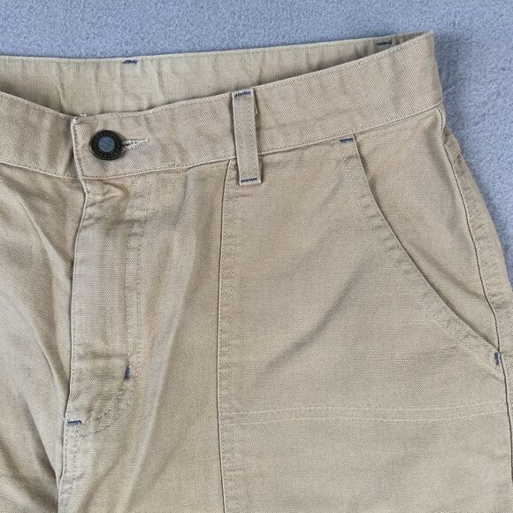 Patagonia Canvas Pants Women’s‎ 10 Beige Straight Leg High Rise Trousers - Picture 4 of 16